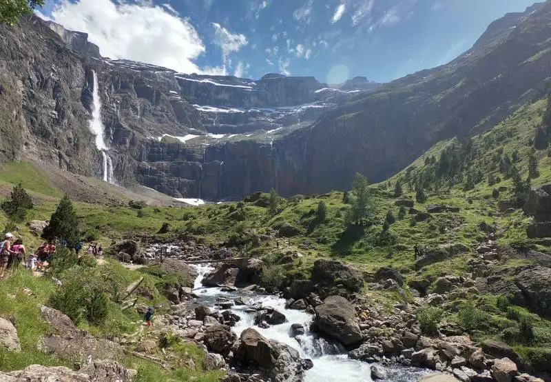 point de vue sur le cirque de Gavarnie