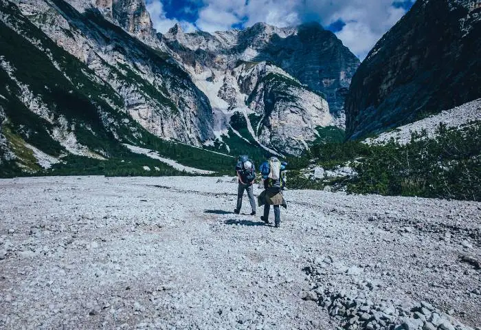 randonn&eacute;e dans les Dolomites