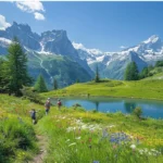 Promenade à la montagne
