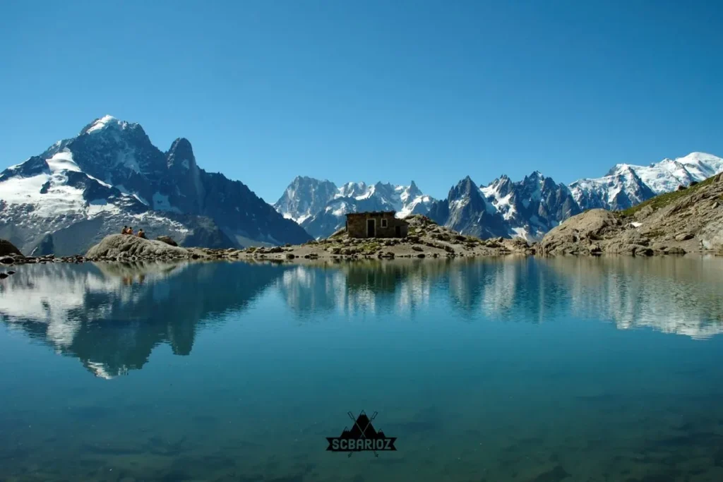 Le lac Blanc dans les Alspes