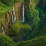 Randonnée vers le Trou de Fer à La Réunion : une aventure au cœur de la nature trou de fer vu du ciel