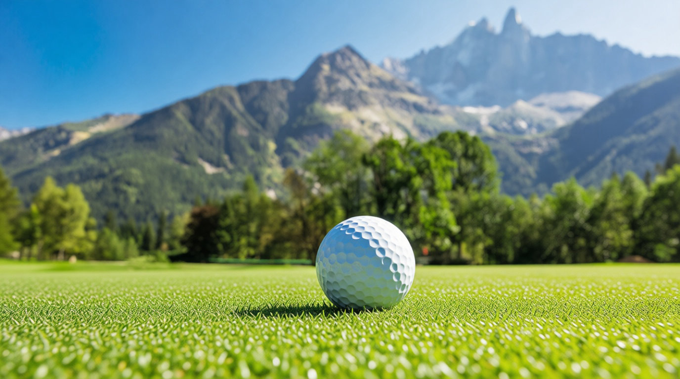 Golf de montagne : un parcours entre ciel et sommets
