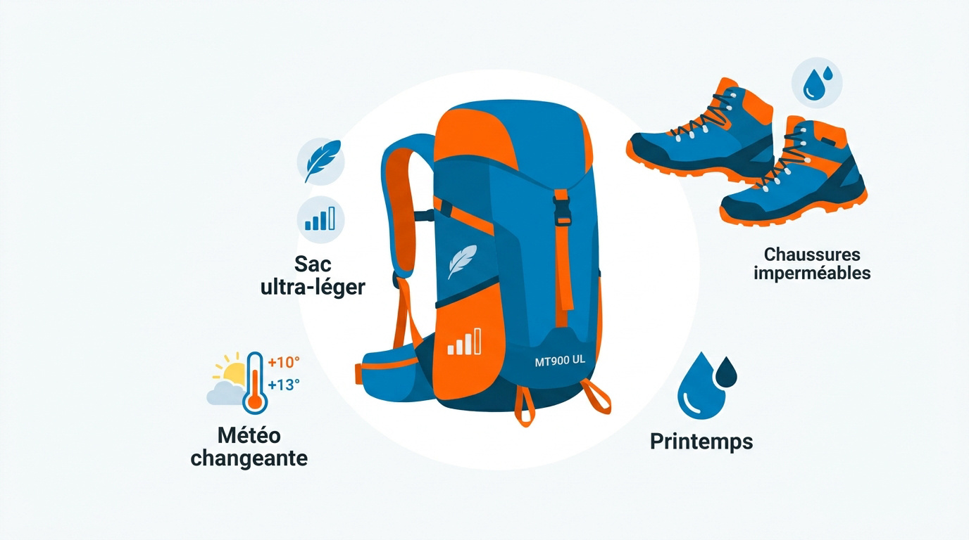 Equipement de randonnée Decathlon pour le printemps