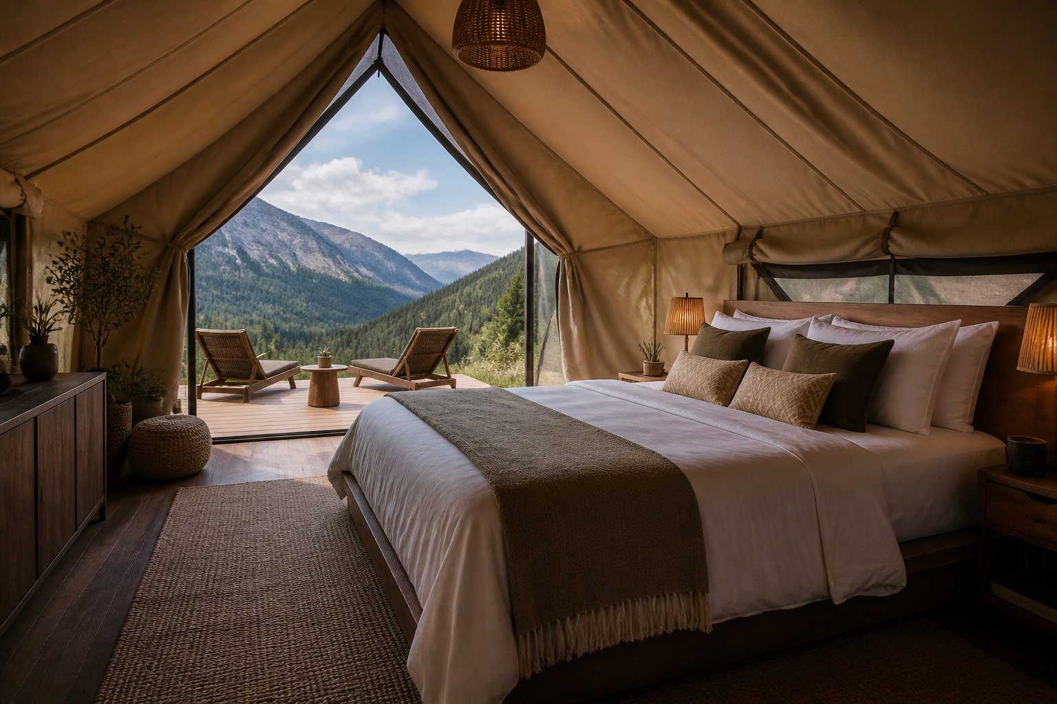 Critères de sélection pour votre glamping dans les Alpes
